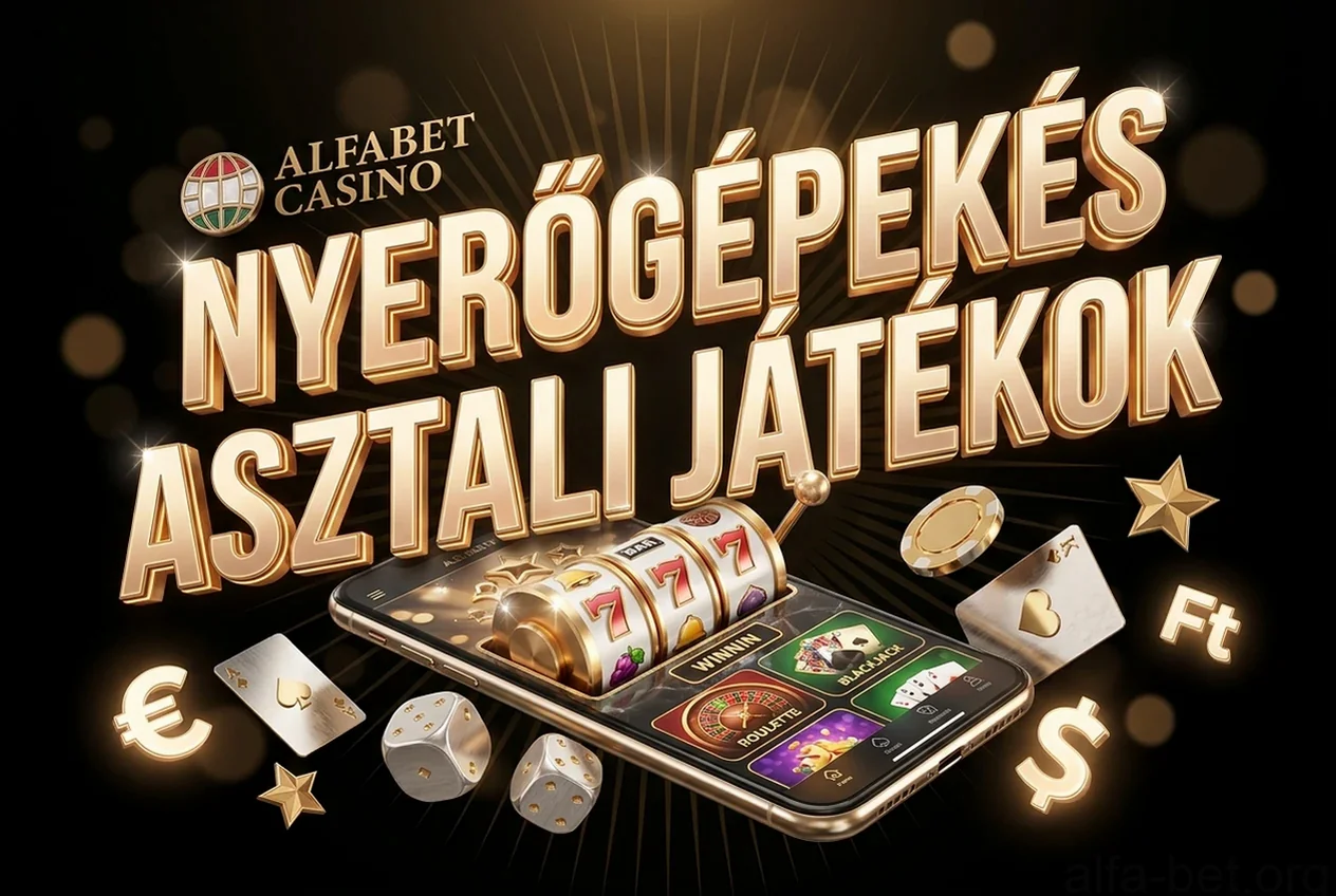 Nyerőgépekés asztali játékok